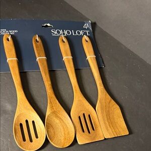 Soho Loft Acacia Wood Utensil Set